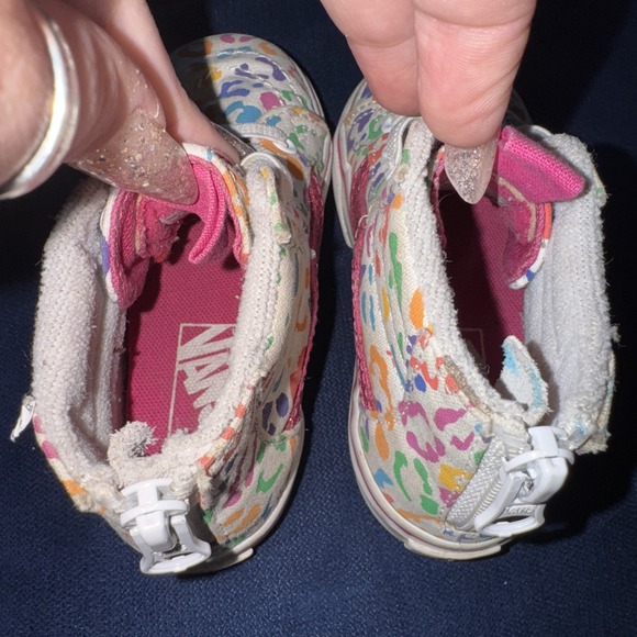 Vans Kids Sneakers - Multicolor Leopard Print - Picture 11 of 12